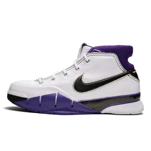 -(A5c)-Nike Kobe 1 Protro 81 Pt Game 81分 籃球鞋 白紫 AQ2728 105