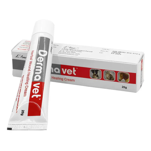 DermaVet Herbal Wound Healing Cream For Pets 20g