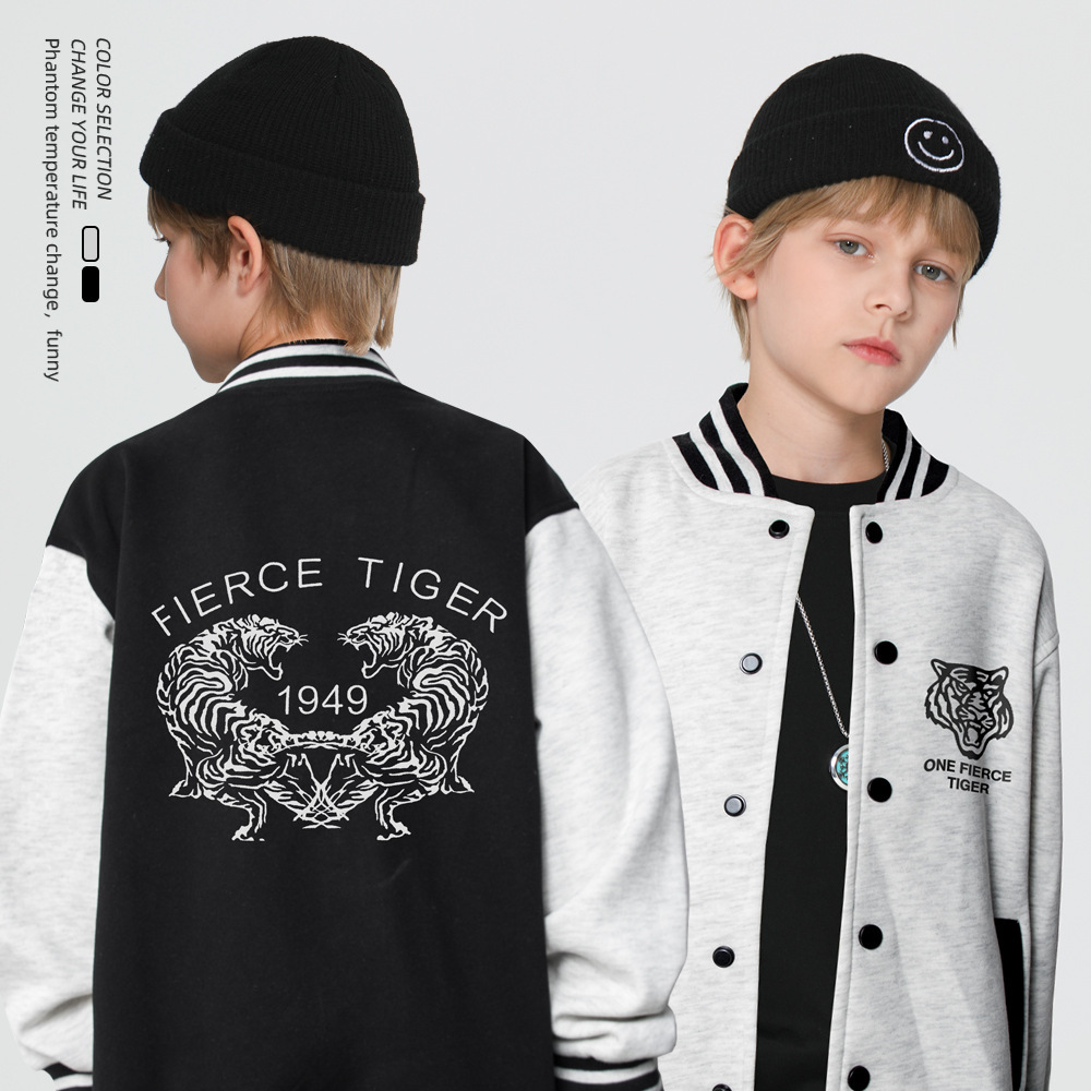 美式潮牌立領棒球服外套