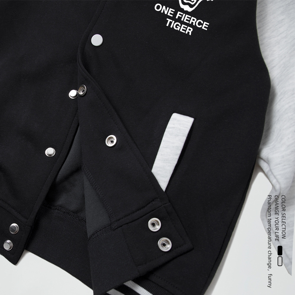 美式潮牌立領棒球服外套