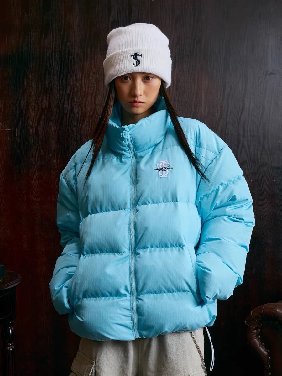 STK SmallTownKid ANSE同款 刺繡小標 基礎款 羽絨外套