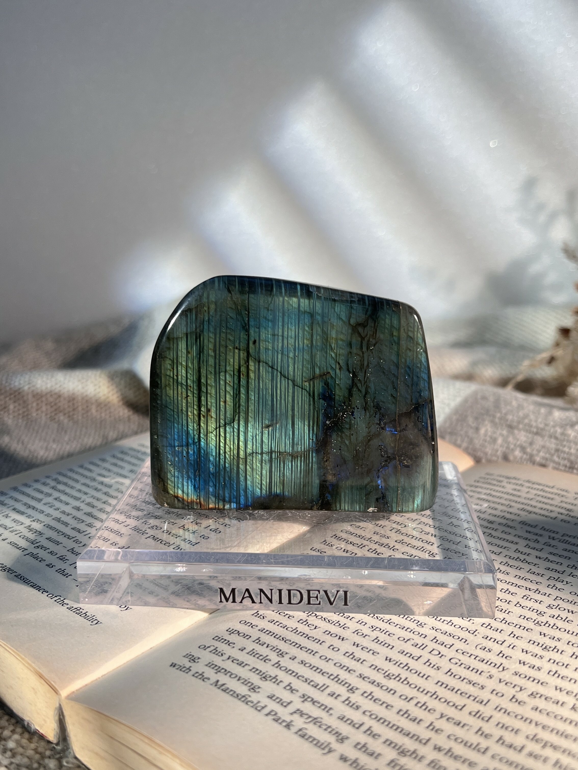 拉長石擺件 Labradorite