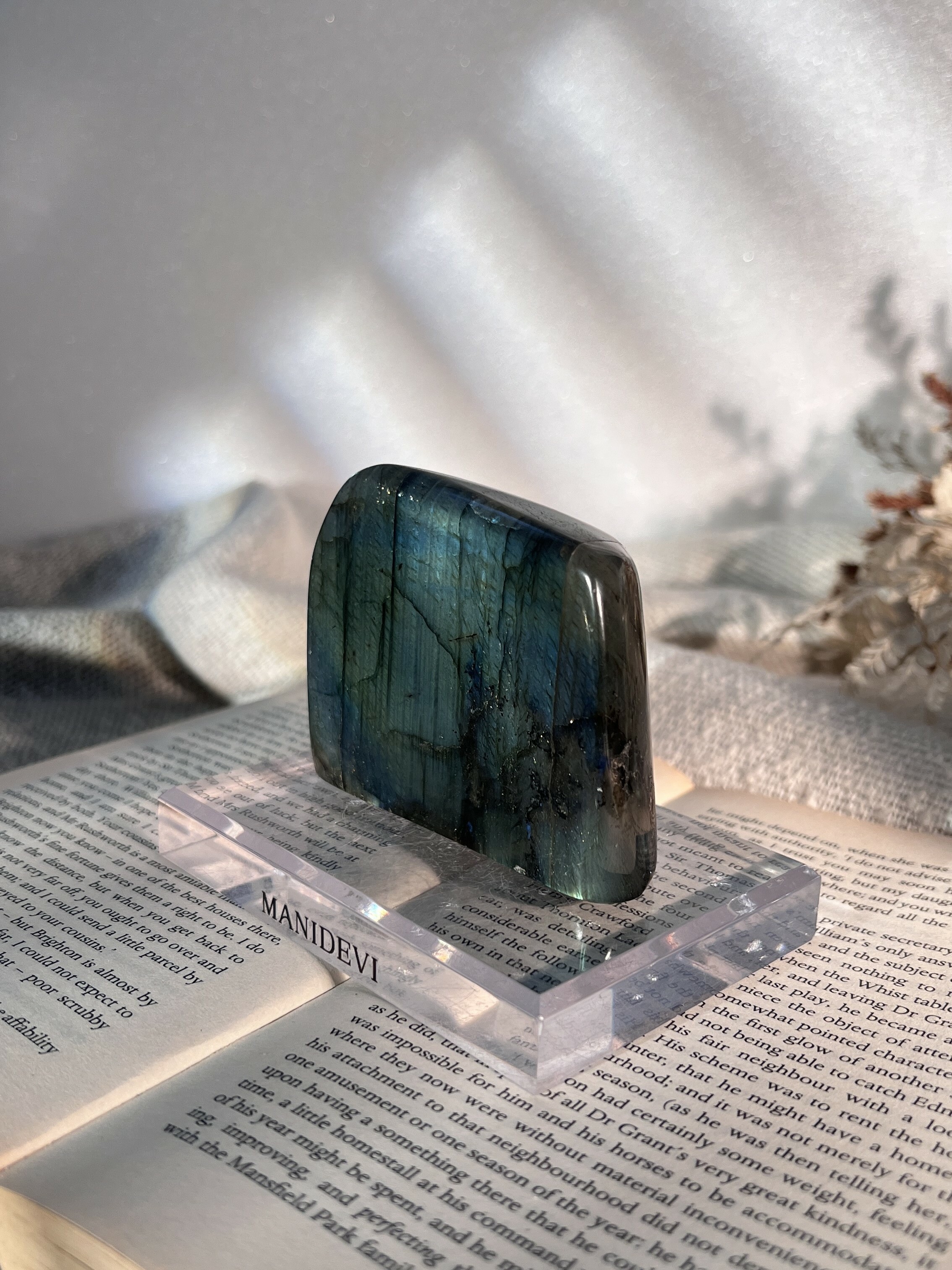 拉長石擺件 Labradorite