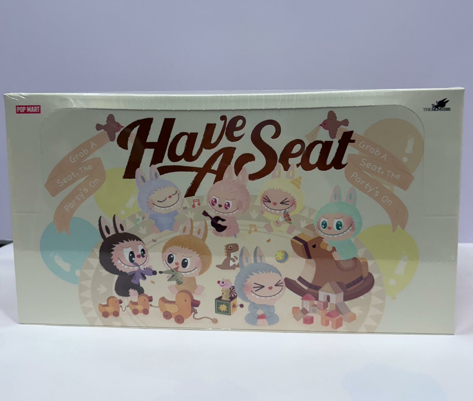 THE MONSTERS - 坐坐派對搪膠毛絨盲盒  [ 原盒6個 (真貨) ] Labubu Seat