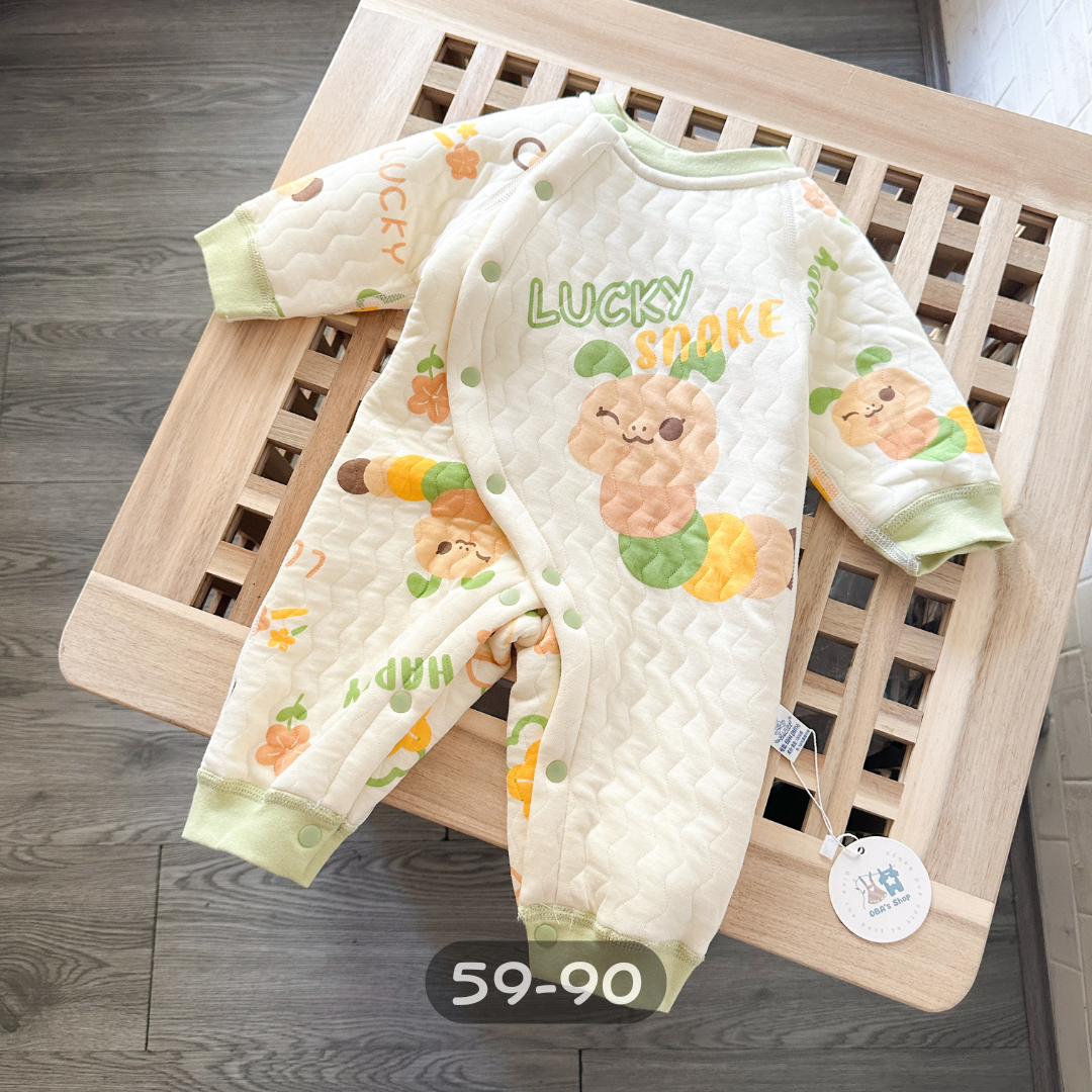 大毛毛蟲 空氣棉連身衣