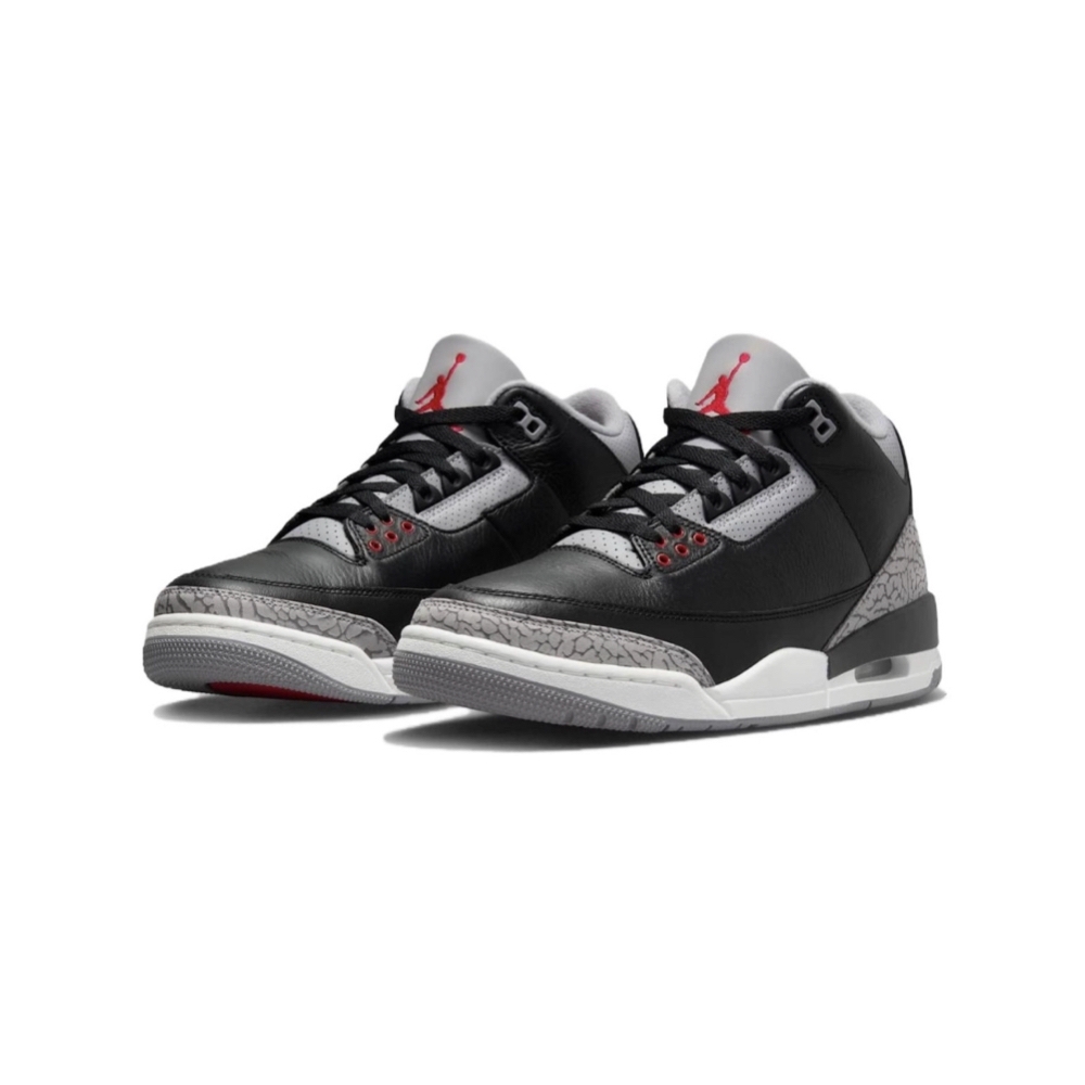 Air Jordan 3 Black Cement 黑水泥 老屁股 爆裂紋 DN3707-010 男女