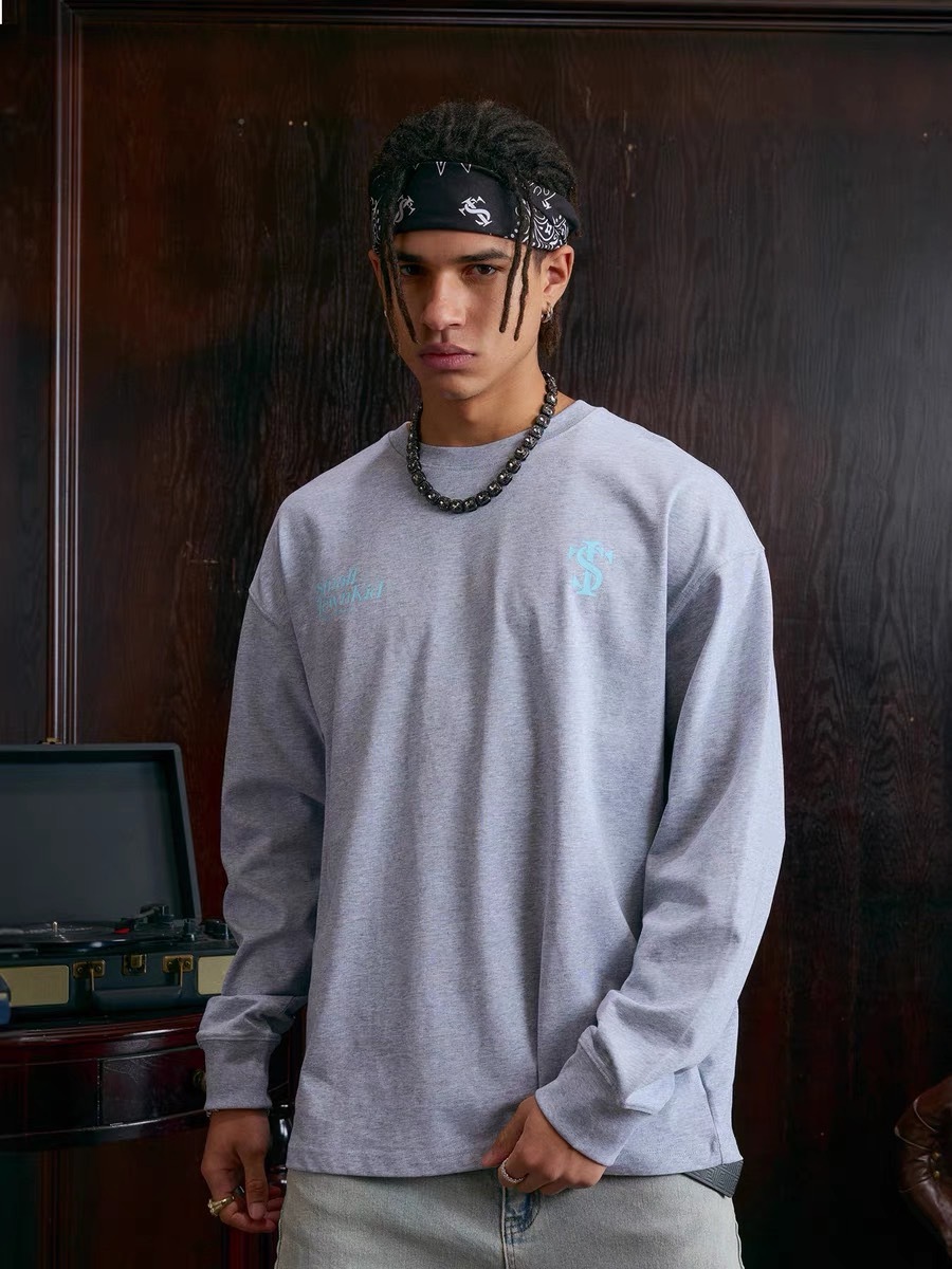 STK SmallTownKid 基礎多色 圓形LOGO 薄長袖