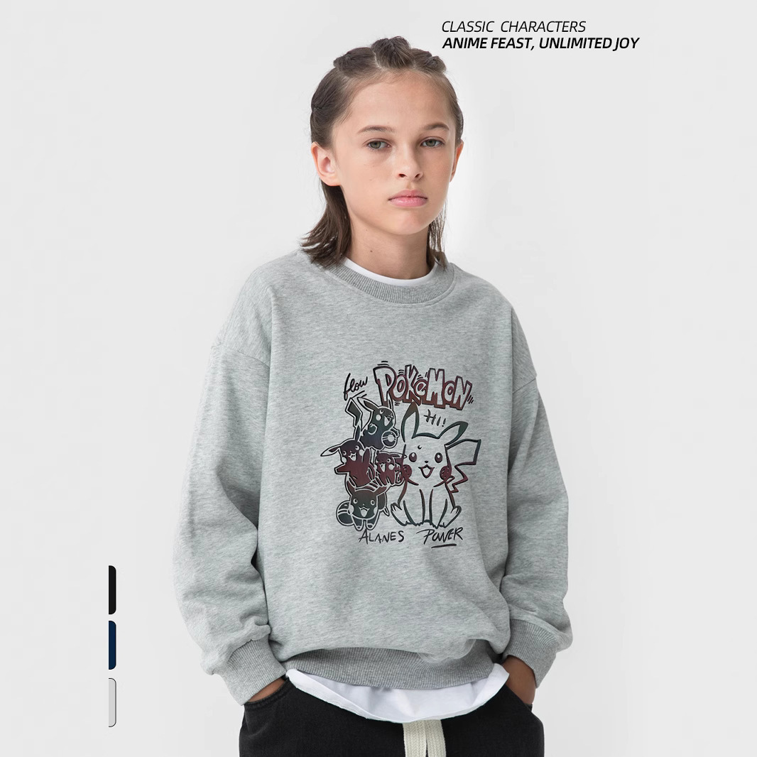 寶可夢溫感變色印花圓領衫