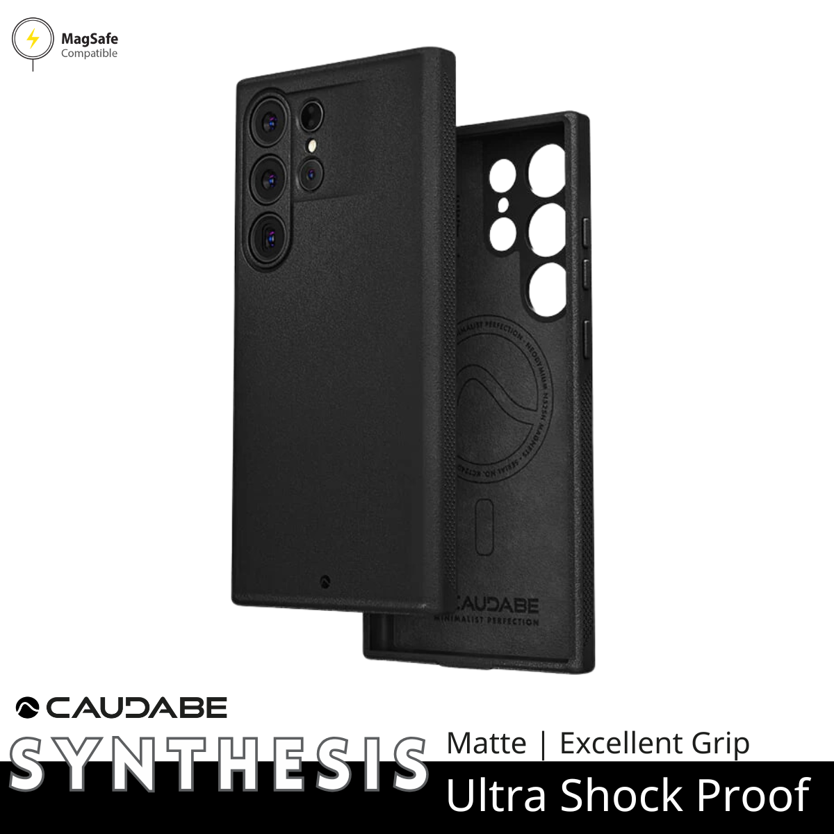 Caudabe Synthesis [附內置磁圈] 質感防撞手機殼-Galaxy S24 Ultra