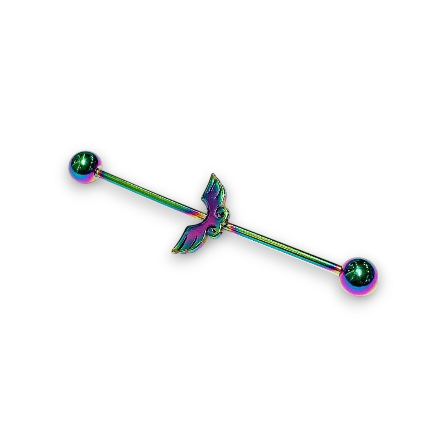 工業環－翅膀-鈦色(單支價)