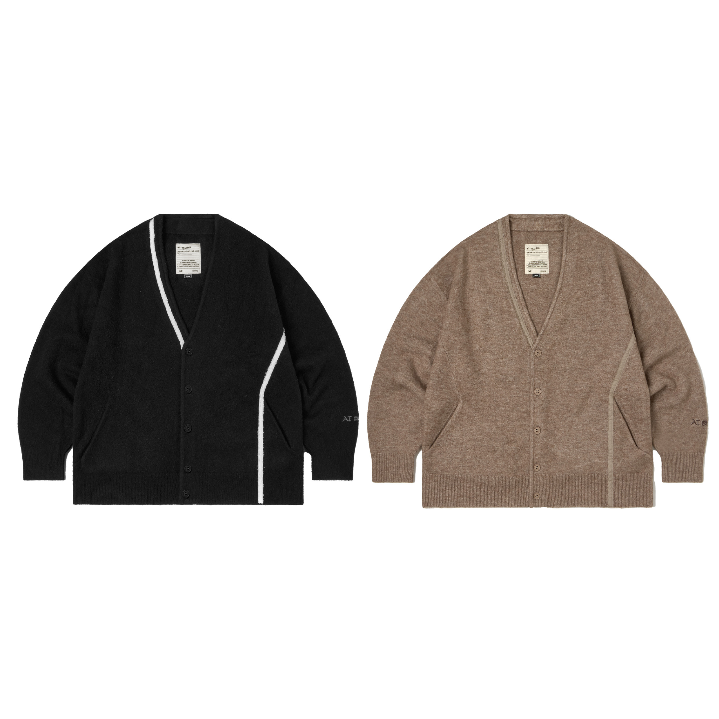 WS x AT WA05-“UNPLUGGED” Embroidered Cardigan