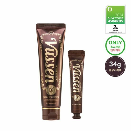 《olive young 連線》VUSSEN NEW 28 Extra Whitening Toothpaste Special Set (+34g)
