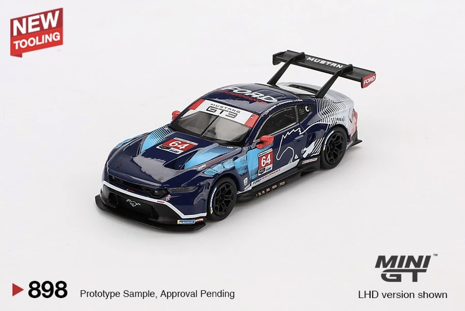 【預訂】Mini GT #898 Ford Mustang GT3 #64 Ford Multimatic Motorsports 2024 IMSA Daytona 24 Hrs