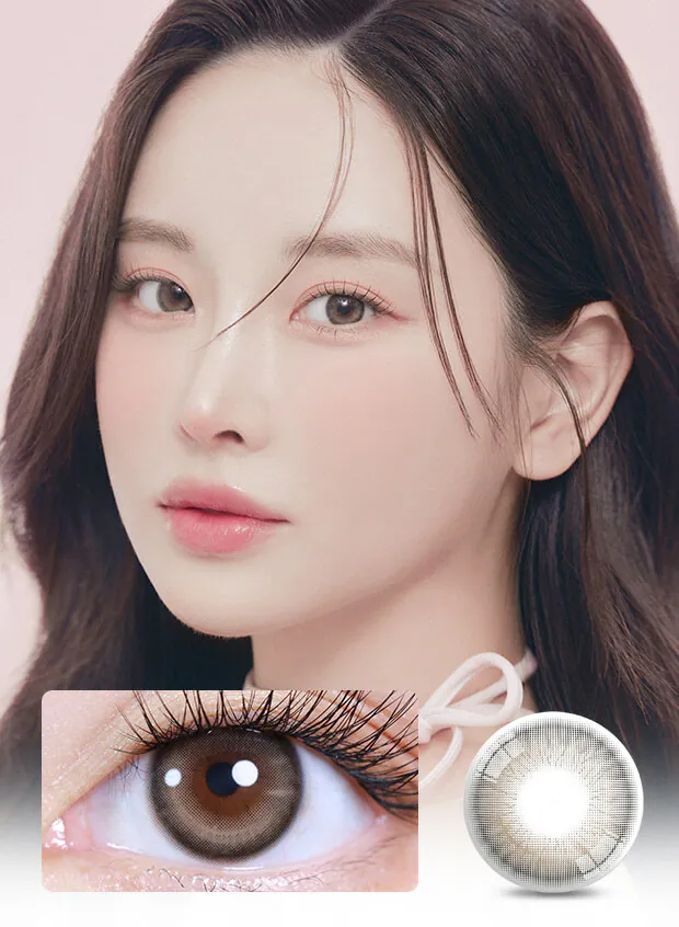 [月拋] LensVery Butterfloss Series 1 Month Beige 彩妝隱形眼鏡｜每盒2片