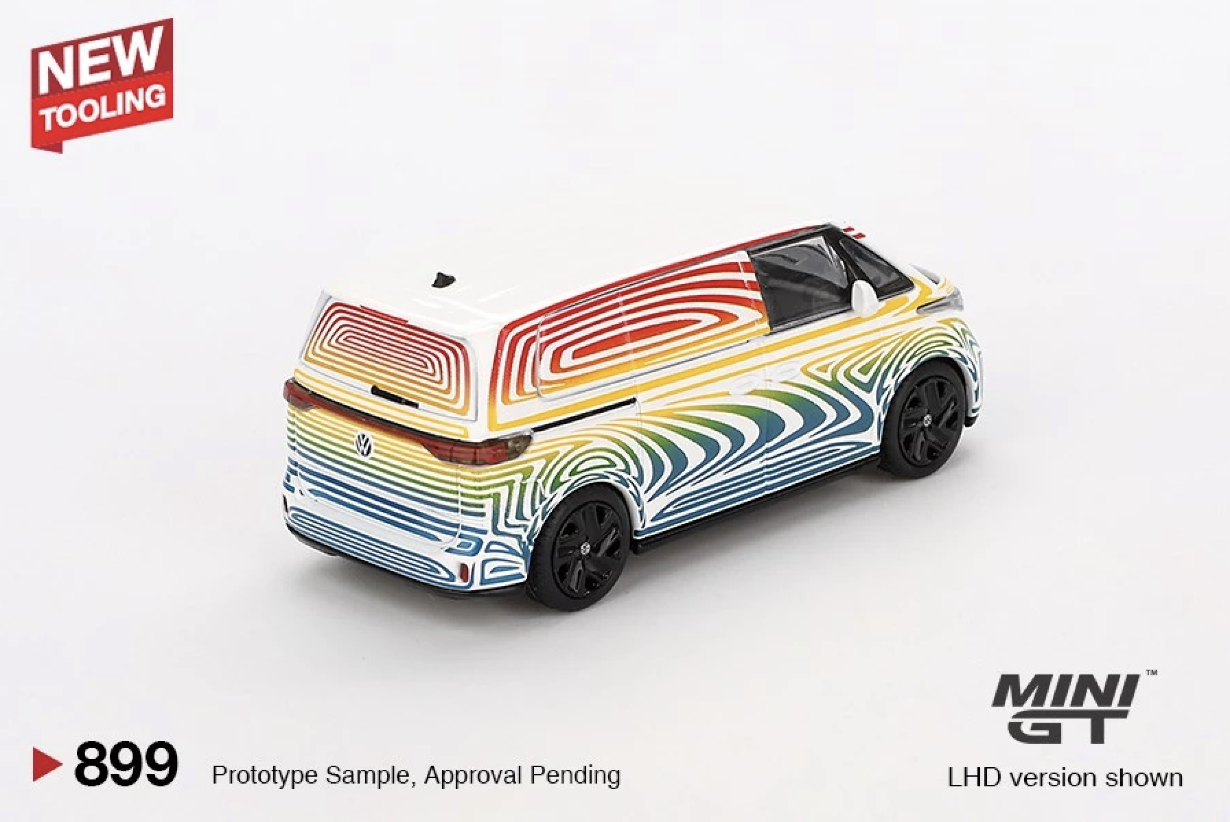 【預訂】Mini GT #899 Volkswagen ID. Buzz  Prototype "Rainbow"