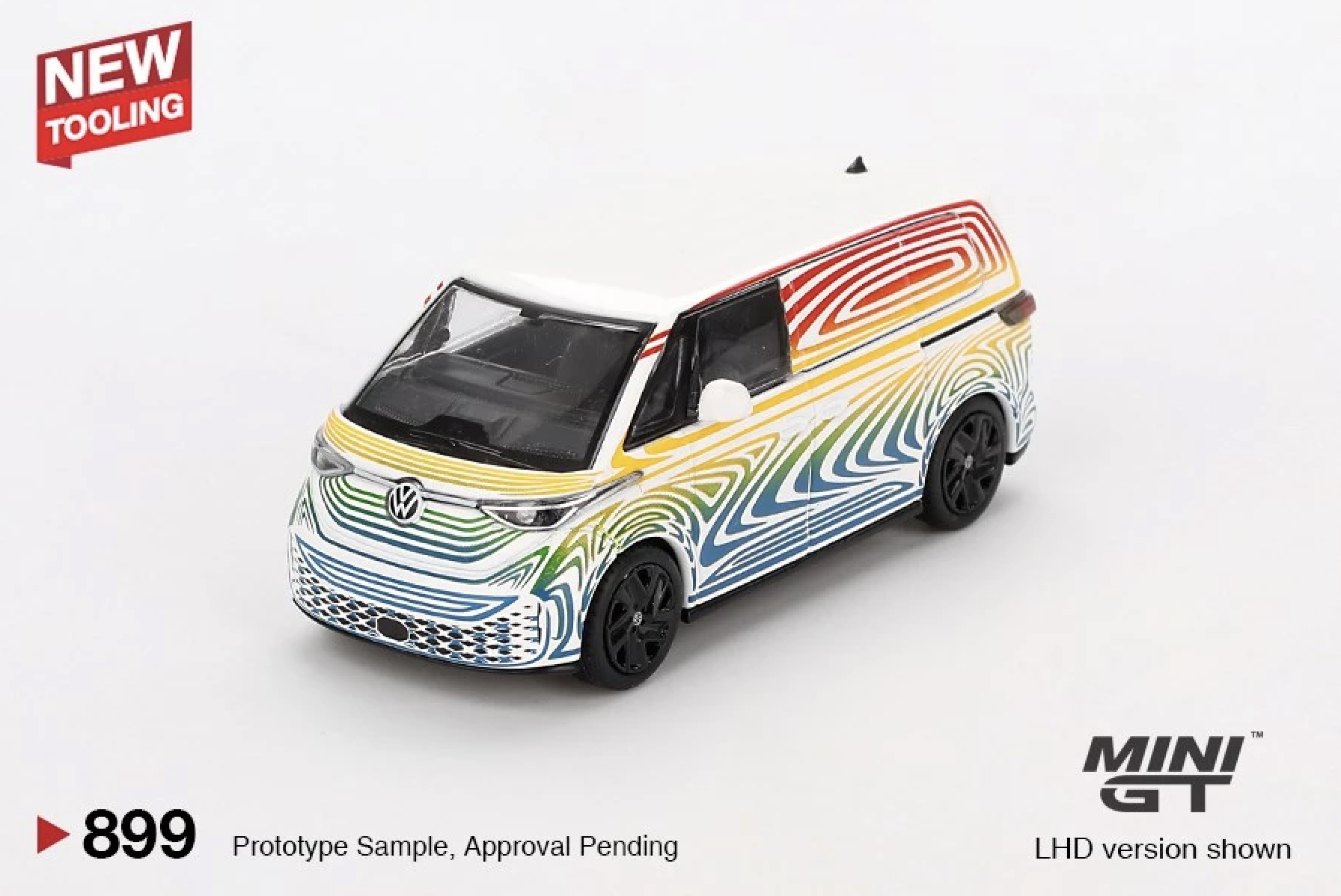 【預訂】Mini GT #899 Volkswagen ID. Buzz  Prototype "Rainbow"