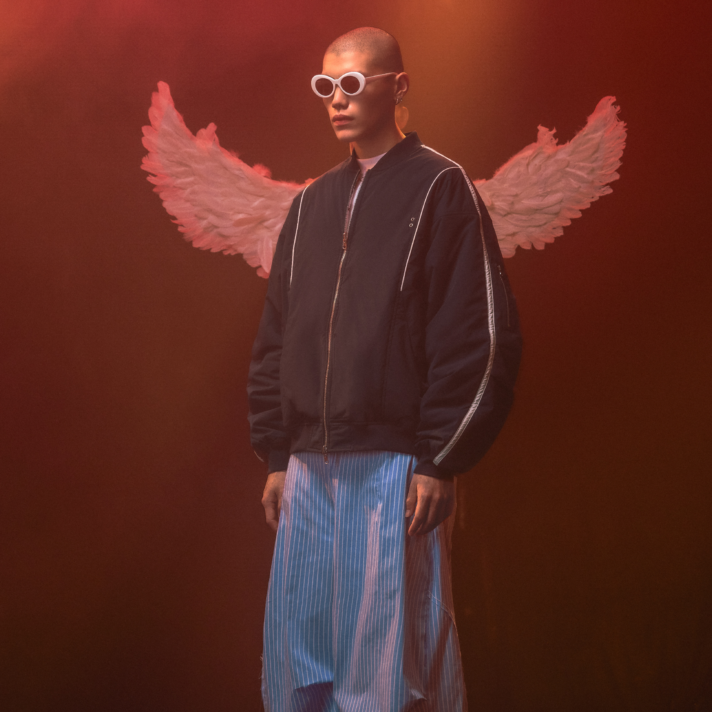 WS x AT WA06-“MAP/SALLY” Reversible Bomber Jacket