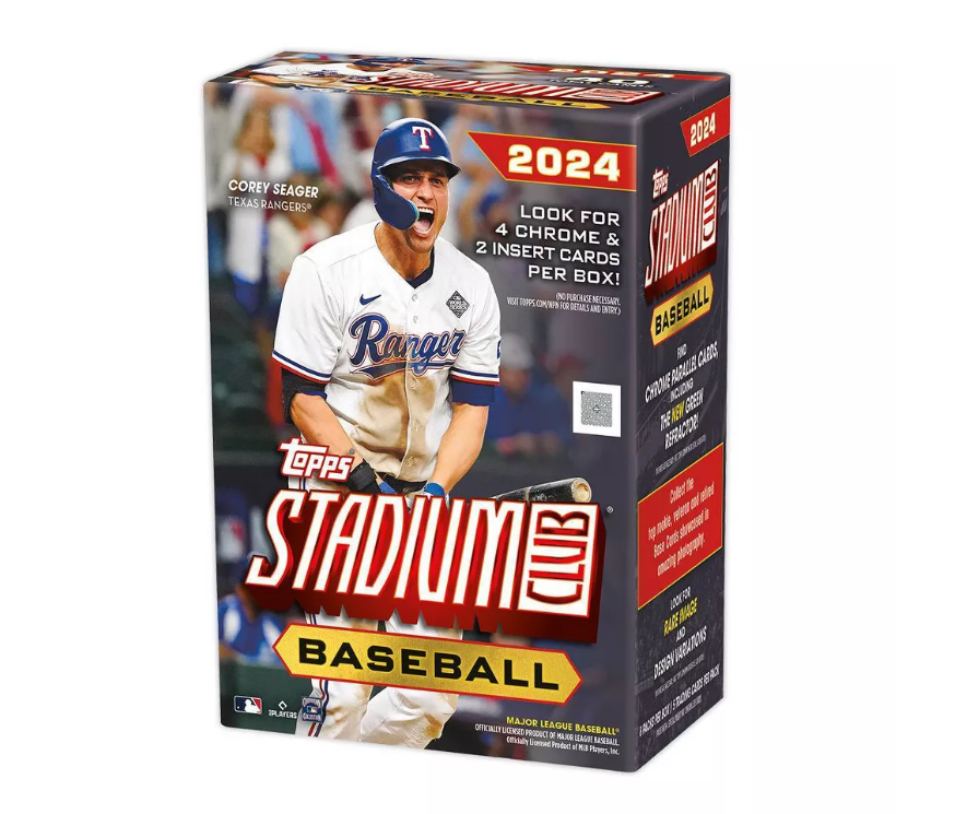 Topps 2024 MLB Stadium Club Baseball Blaster Box 球員卡卡盒