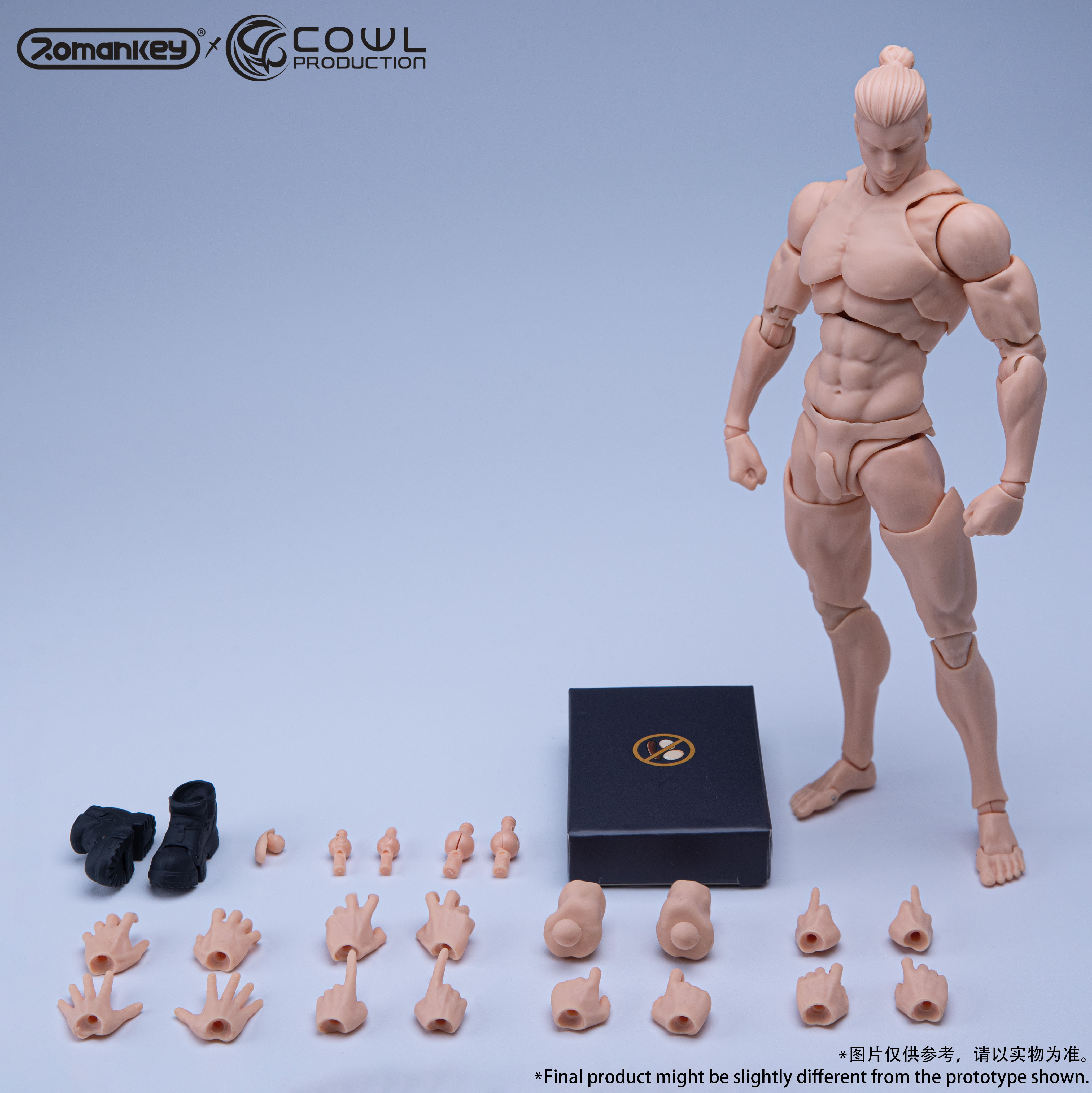 Romankey X COWL PRODUCTION 1/12 Action Figure Male Body