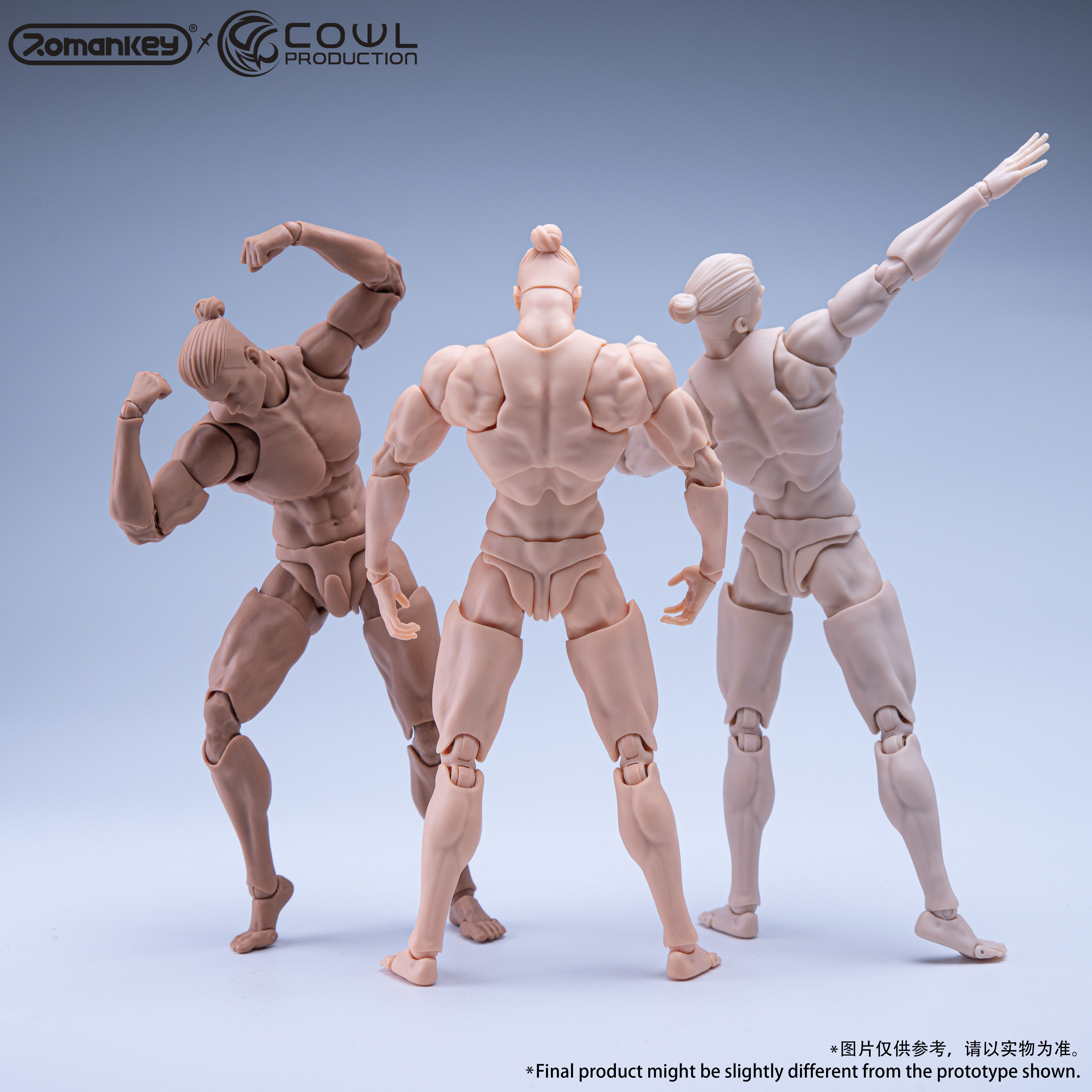 Romankey X COWL PRODUCTION 1/12 Action Figure Male Body