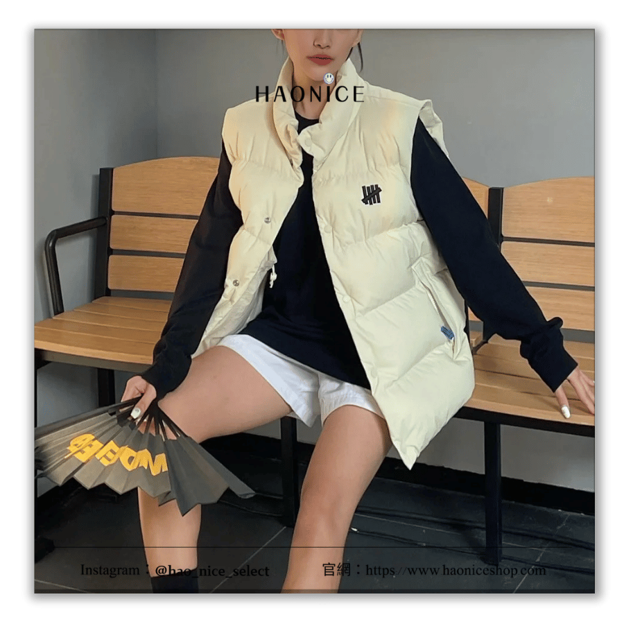 【HAO NICE】24SS UNDEFEATED 100%正品🔥輕盈卻不失保暖 logo羽絨背心外套 馬甲