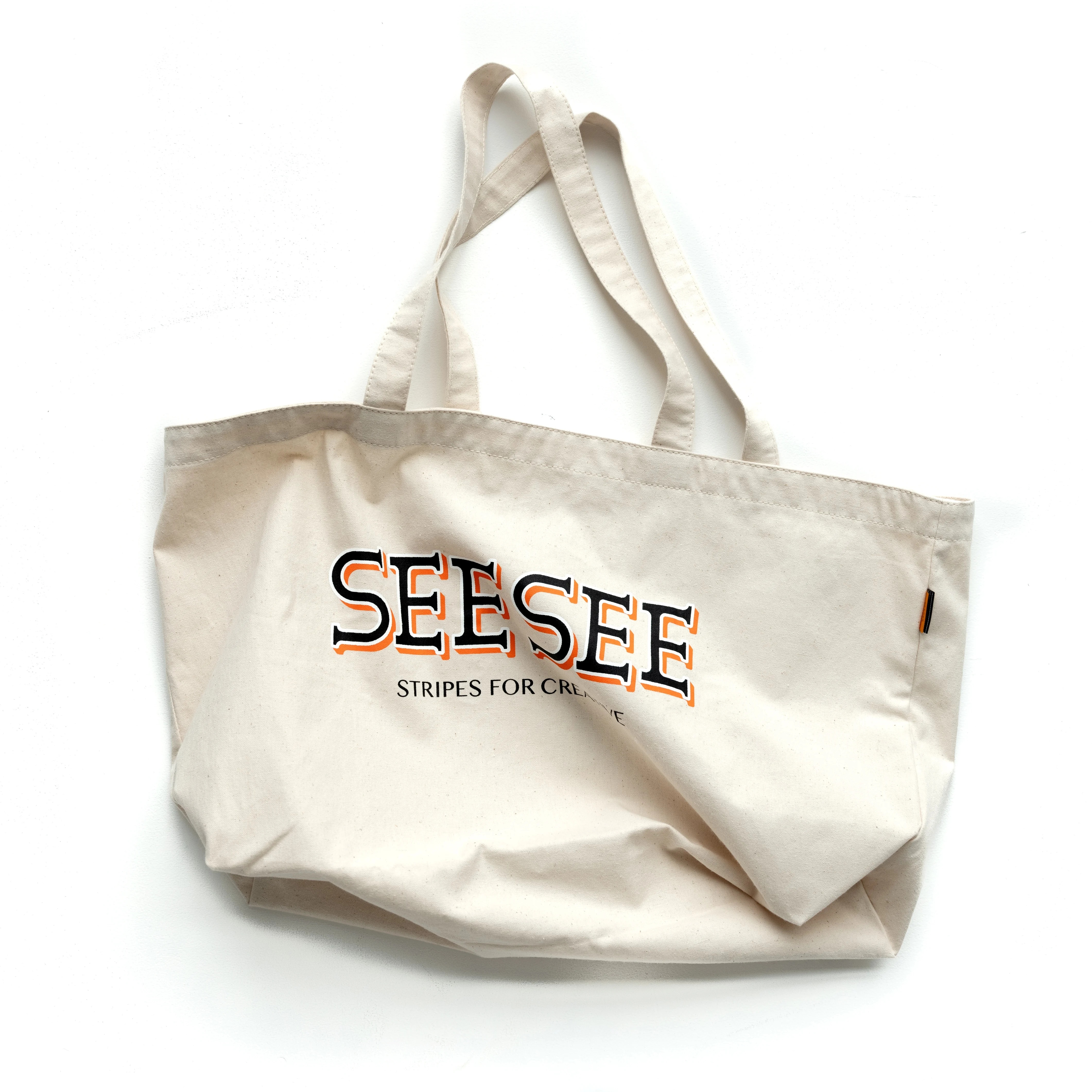 LAST PCS RE-STOCK: S.F.C x SEE SEE TOTE BAG【NATURAL】- PRE ORDER ITEM (預訂中)