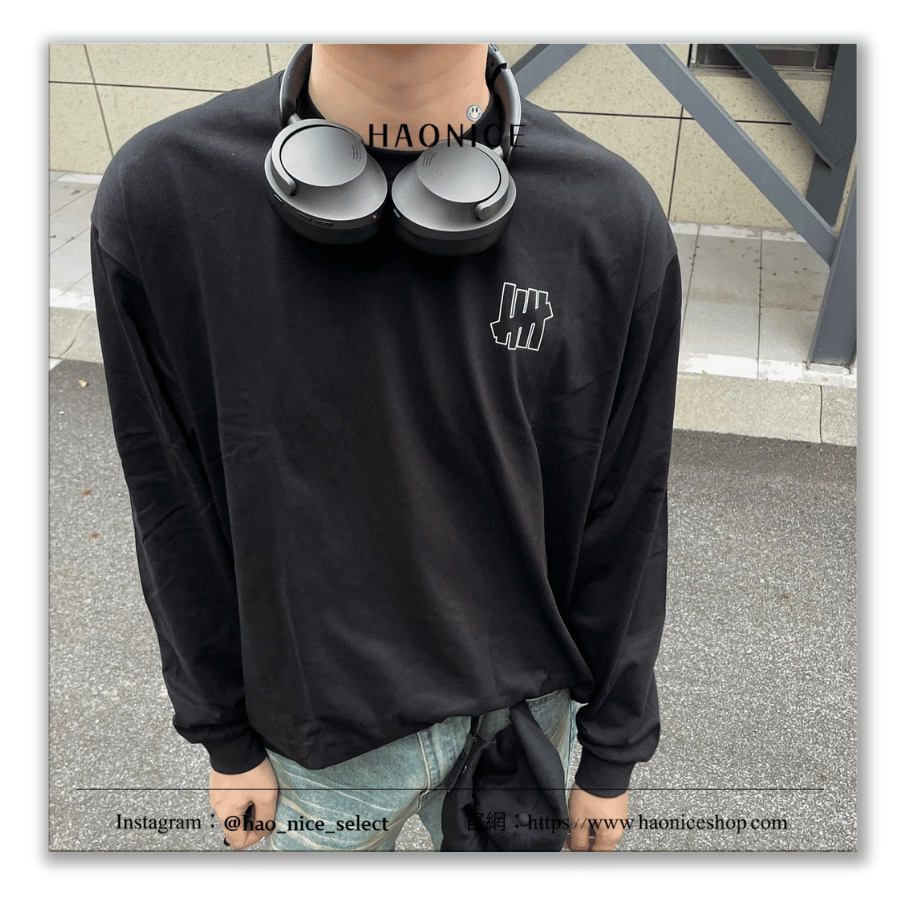【HAO NICE】24SS UNDEFEATED 100%正品🔥美潮街頭風 框架五槓logo長袖大學T
