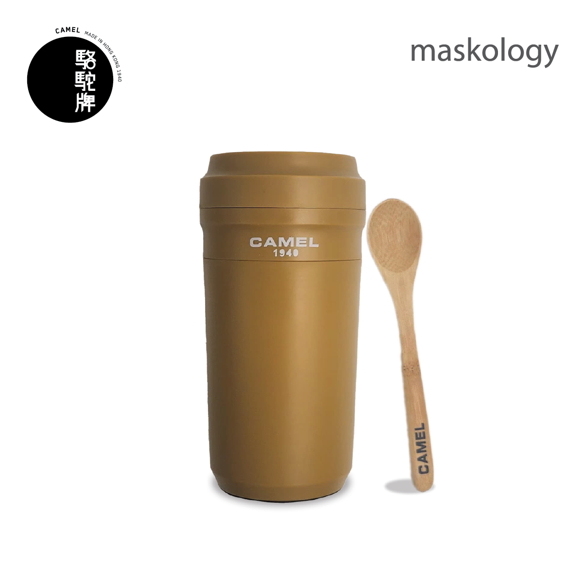 【Member Extra 10% off】Camel 駱駝牌  - CUPPA28 Double Layer Vacuum Glass Liner Thermos Mug 280ml -  KB