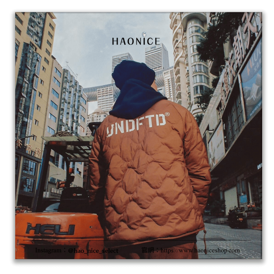 【HAO NICE】24SS UNDEFEATED 100%正品🔥韓風葫蘆織線五槓logo字母長袖 羽絨外套 輕量超保暖