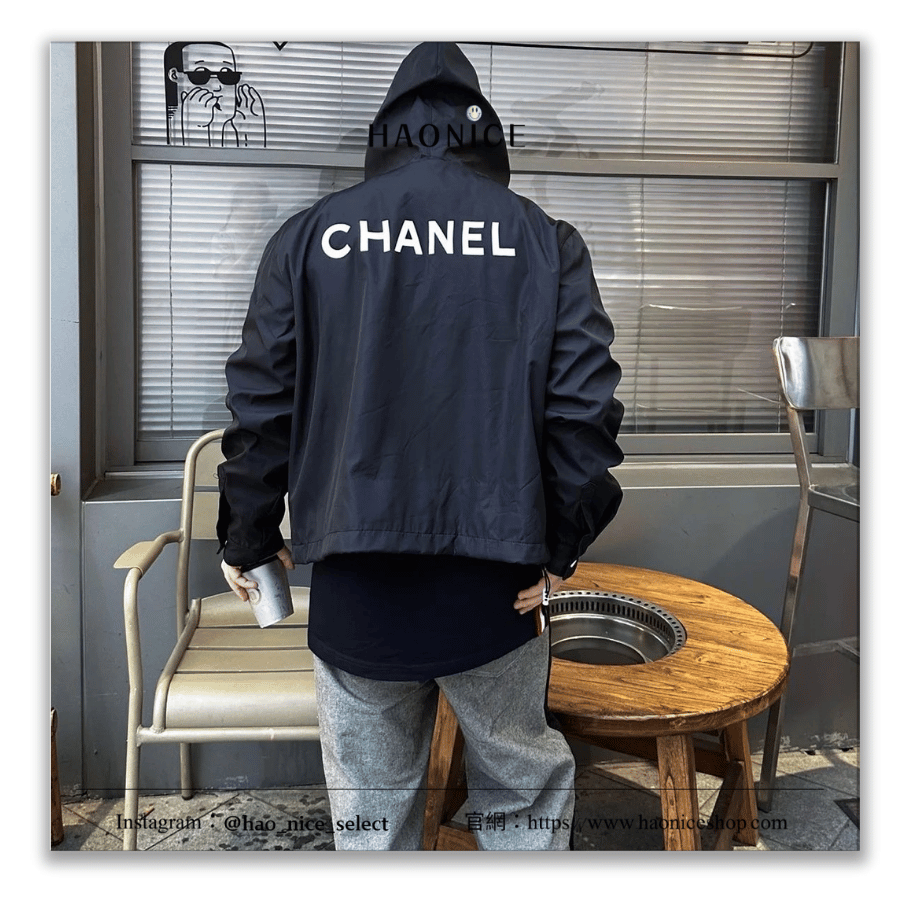 【HAO NICE】100%正品 CHANEL 法國精品🇫🇷巴黎時尚指標 經典logo長袖外套 衝鋒衣