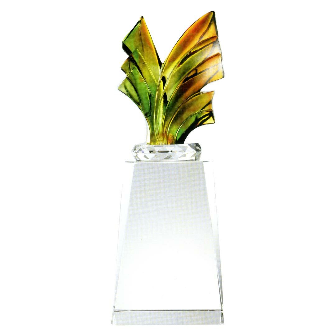 高質感琉璃獎座｜豐采系列水晶獎牌 客製化企業頒獎首選