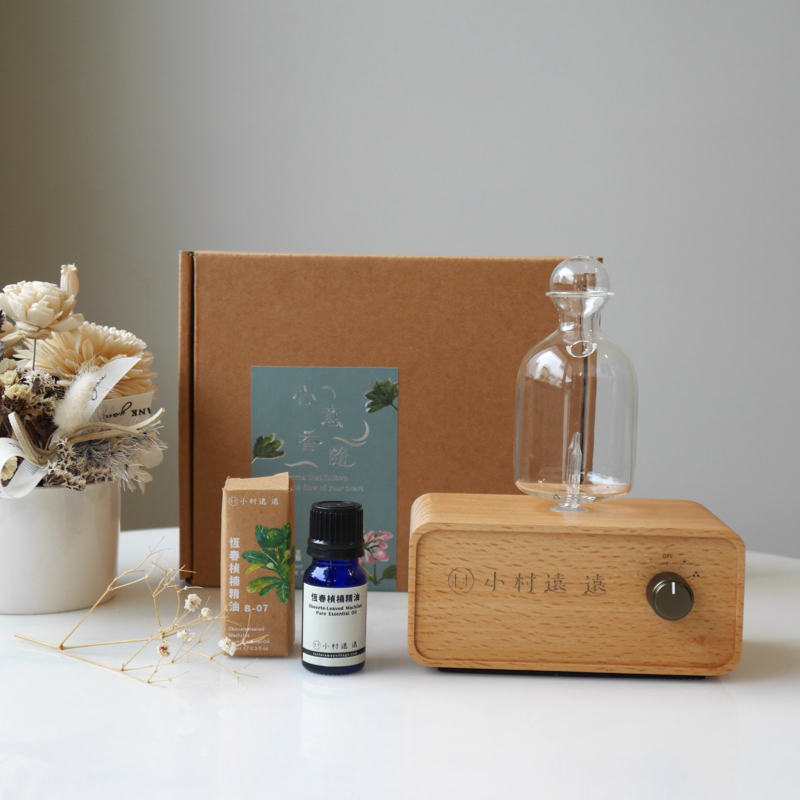 【追加補貨中】心意香隨禮盒｜超聲波震盪精油擴香儀＋台灣特有精油10ml