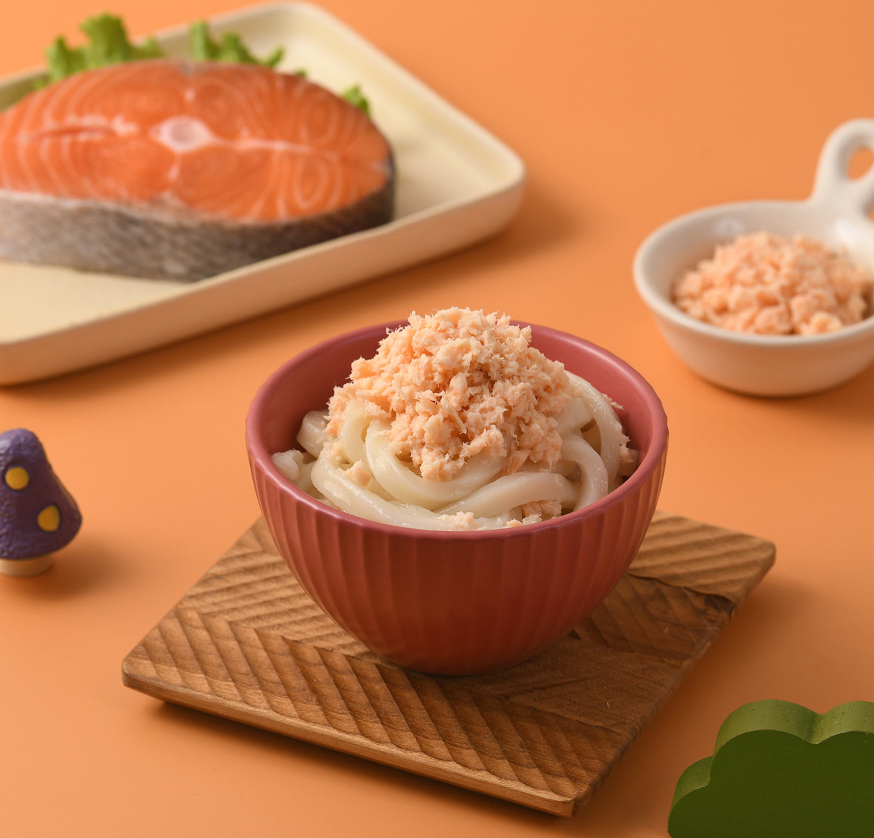 深海鮭魚-烏龍麵