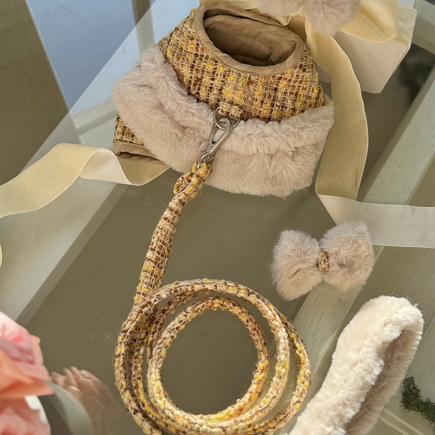 OPAAAP COCO冬季毛呢胸背 芥末黃