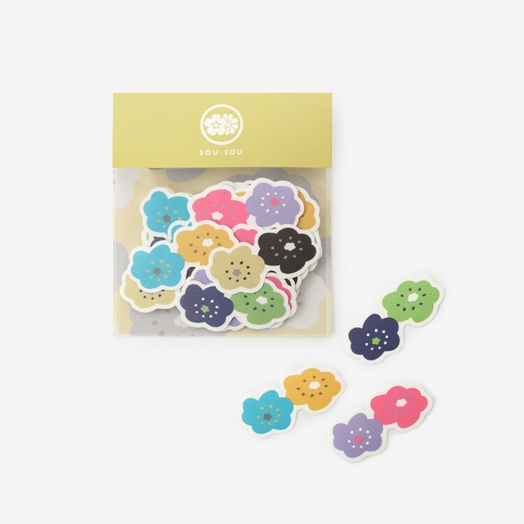 SOU・SOU × PHP研究所 貼紙包 / 微笑