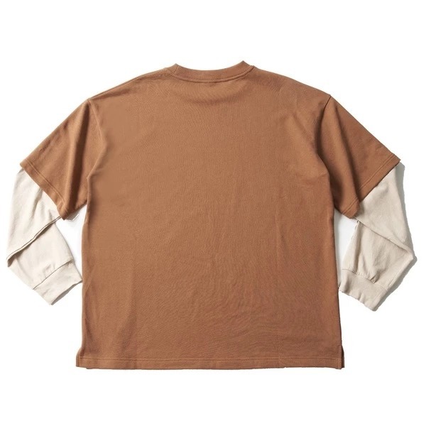 NCAA 長袖 大學T 哈佛 卡其 假兩件式 中性 7255103832