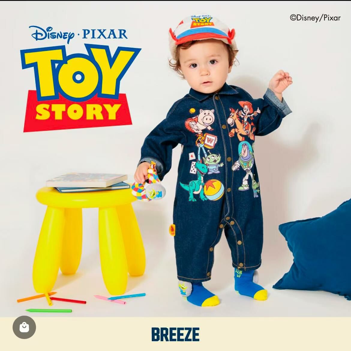 日單 breeze& Disney聯名款長爬