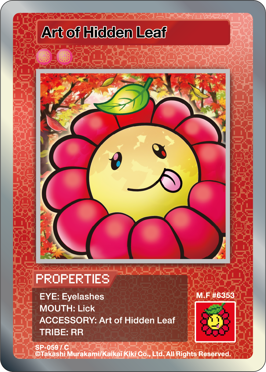 TAKASHI MURAKAMI 108 FLOWERS ENGLISH SP-059 C