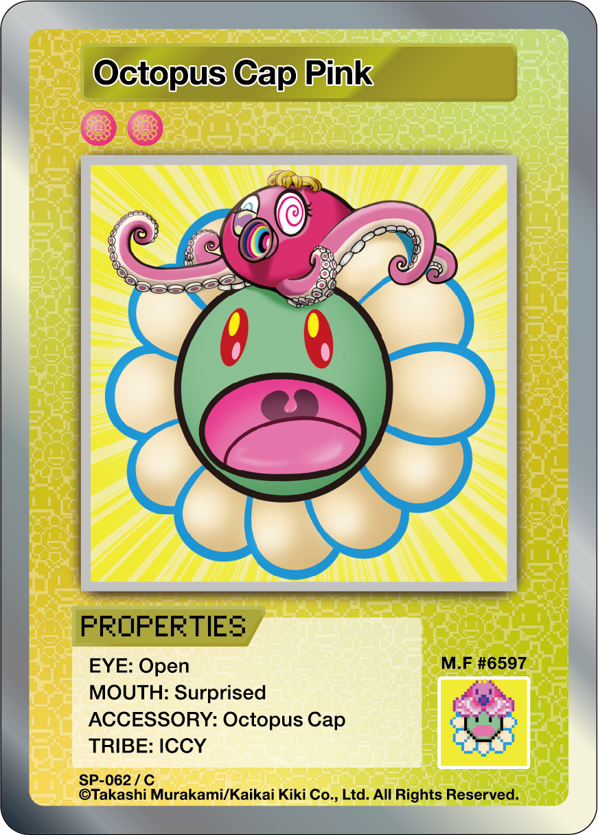 TAKASHI MURAKAMI 108 FLOWERS ENGLISH SP-062 C