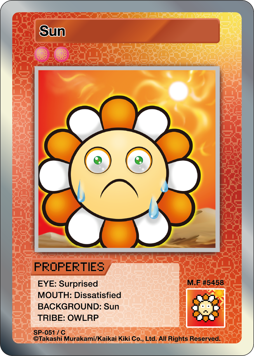 TAKASHI MURAKAMI 108 FLOWERS ENGLISH SP-051 C