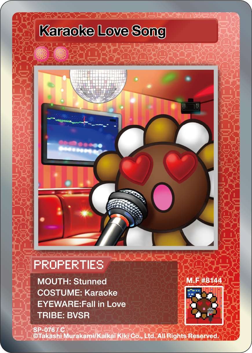 TAKASHI MURAKAMI 108 FLOWERS ENGLISH SP-076 C