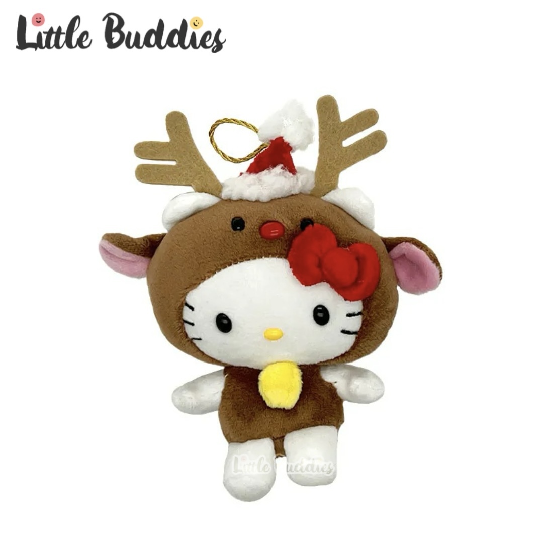 美版 Sanrio 聖誕鹿造型吊飾公仔