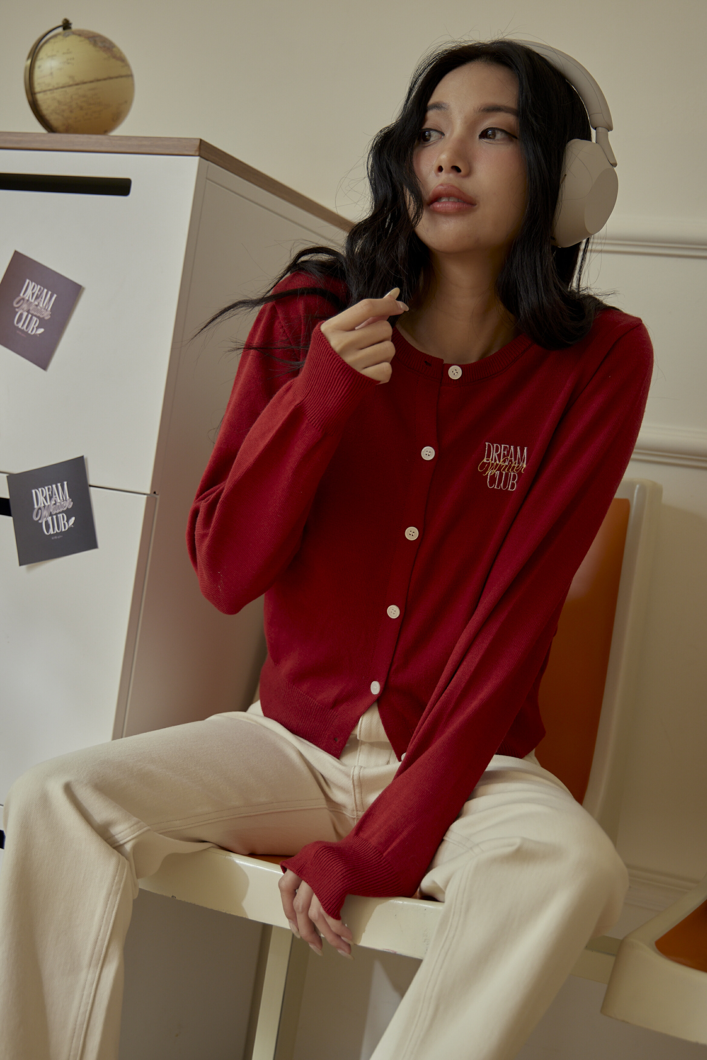 Dream Writer Club 公益企劃-針織上衣(紅)