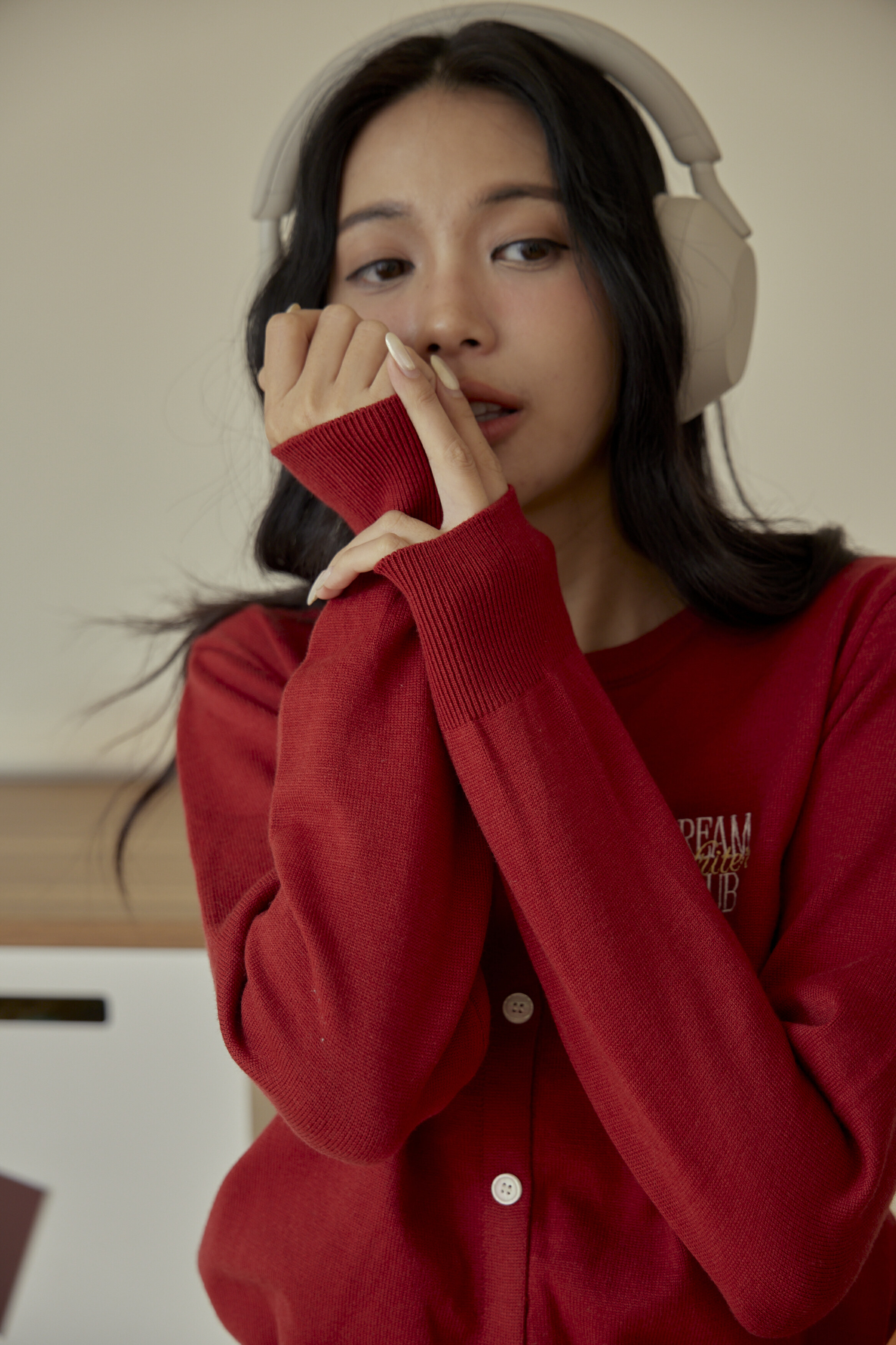 Dream Writer Club 公益企劃-針織上衣(紅)