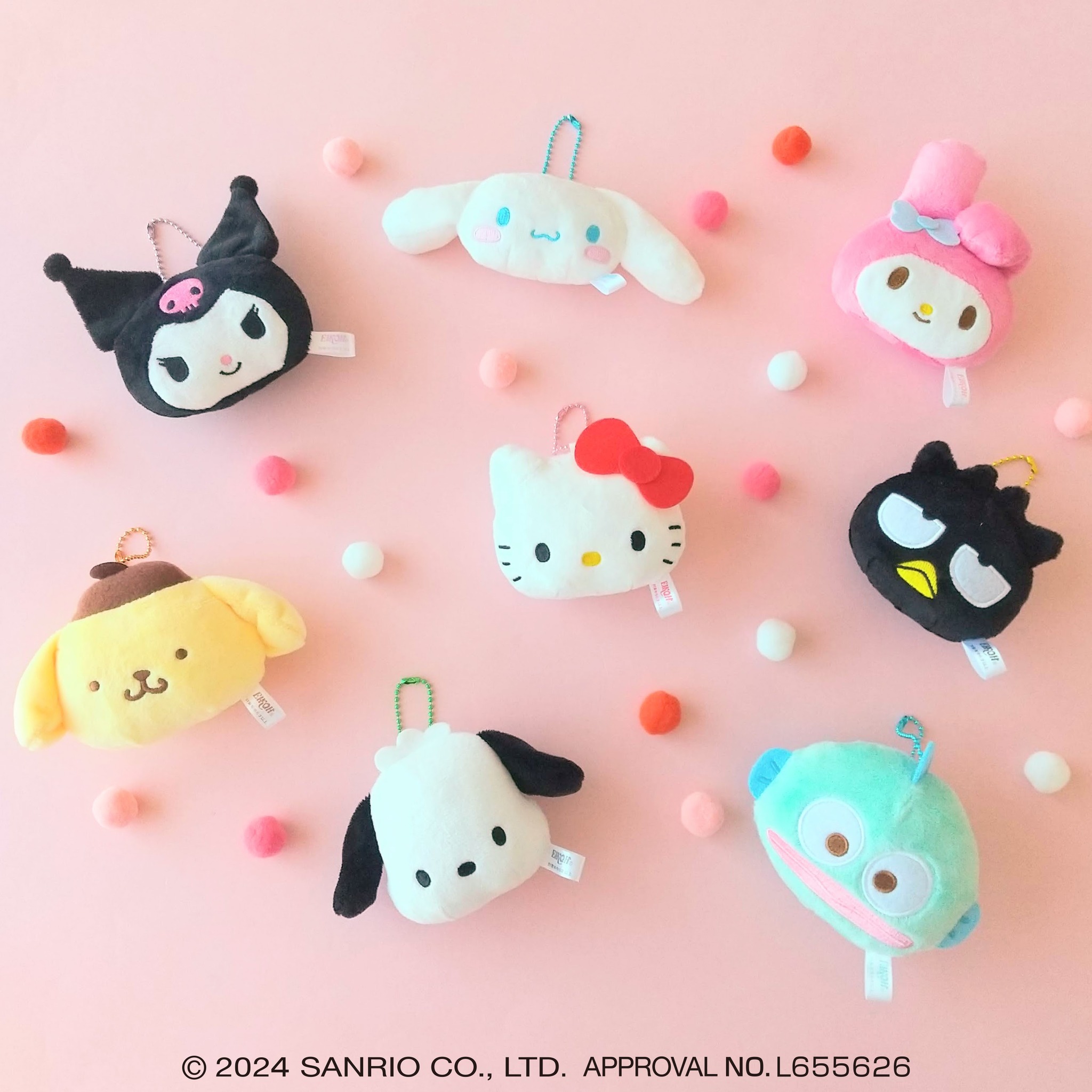 現貨┃日本 三麗鷗 大頭 吊飾