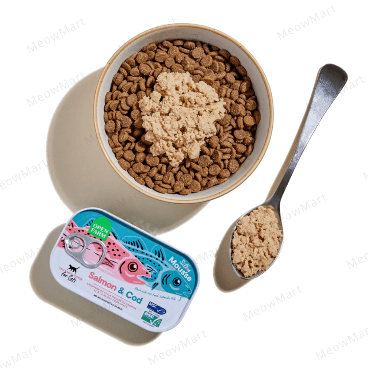 OPEN FARM 頂級滋味貓咪糧伴慕斯 (三文魚鱈魚) 3.17oz