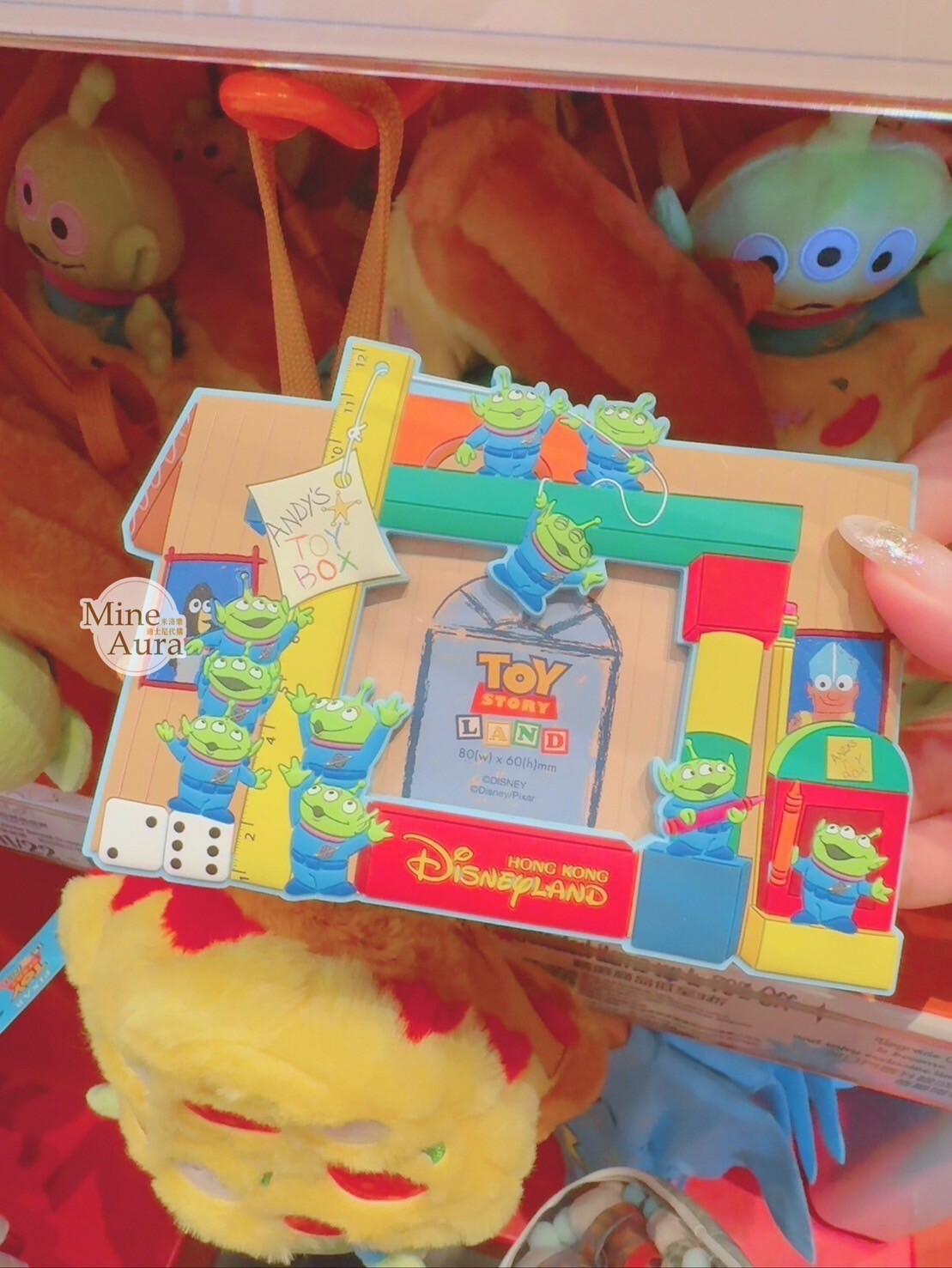 三眼怪 Alien ANDY'S TOY BOX 造型 磁鐵 相框 玩具總動員 Toy Story -香港迪士尼樂園
