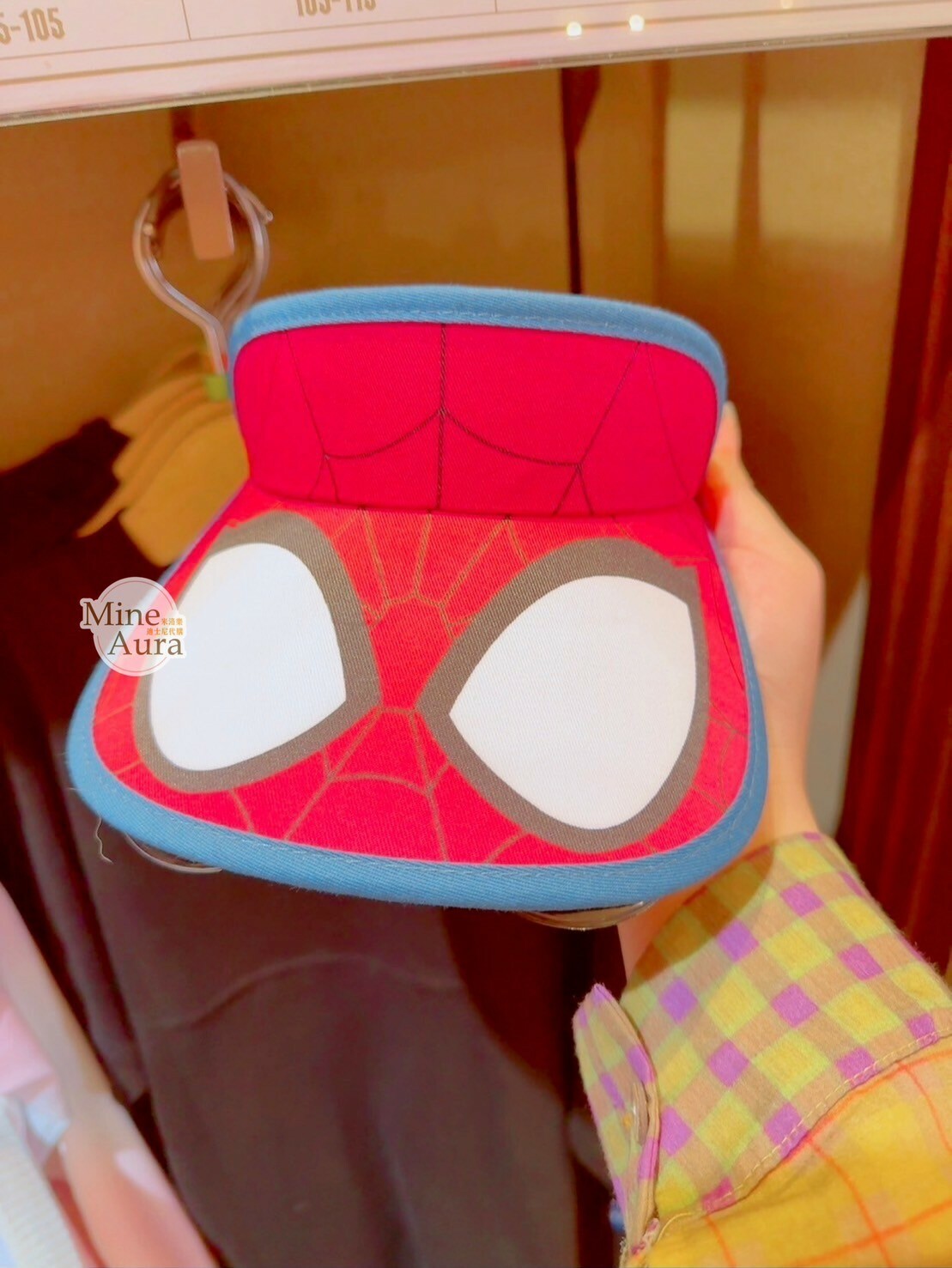 蜘蛛人 Spider-Man 圖案 兒童 遮陽帽 帽子 + 墨鏡 太陽眼鏡 組 漫威 Marvel -香港迪士尼樂園