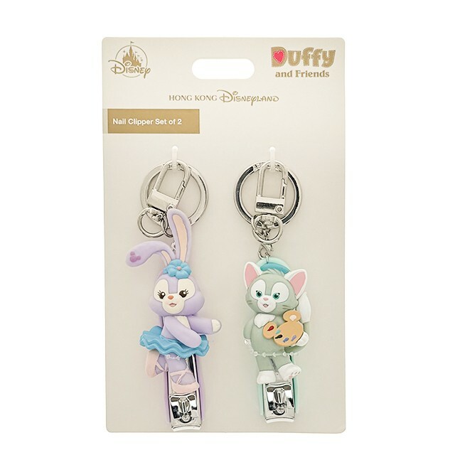 傑拉托尼 畫家貓 Gelatoni 史黛拉露 星黛露 StellaLou 造型 隨身指甲剪 鑰匙圈 吊飾 2入組 -香港迪士尼樂園