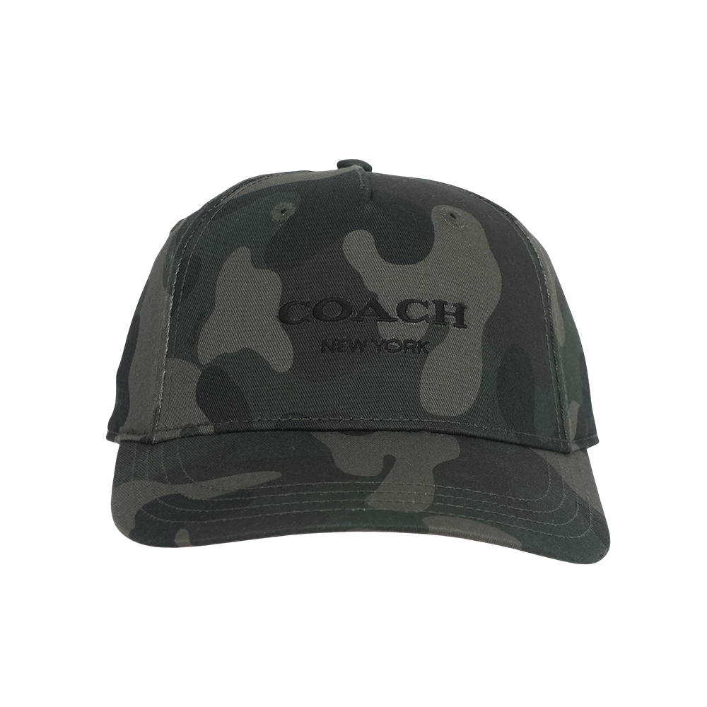 【COACH】刺繡標誌棉質棒球帽 XS-S /  M-L